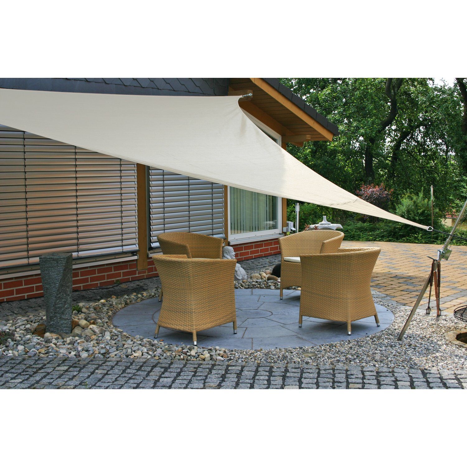 EDUPLAY Sonnensegel 3,6 x 3,6 m Dreieck