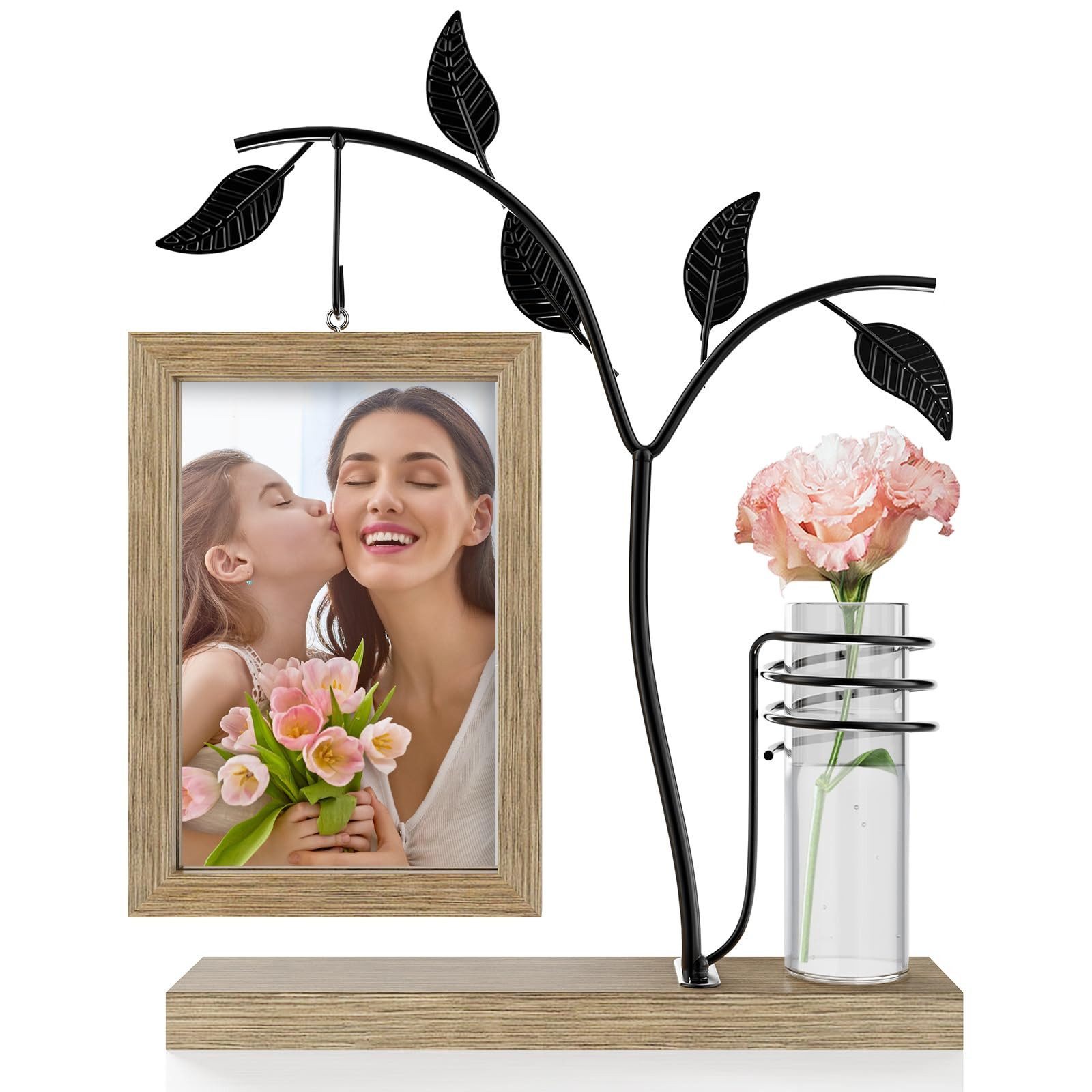 SURFOU Bilderrahmen zum Basteln Holz Bilderrahmen Doppelglas, Schwarz, Mode günstig online kaufen