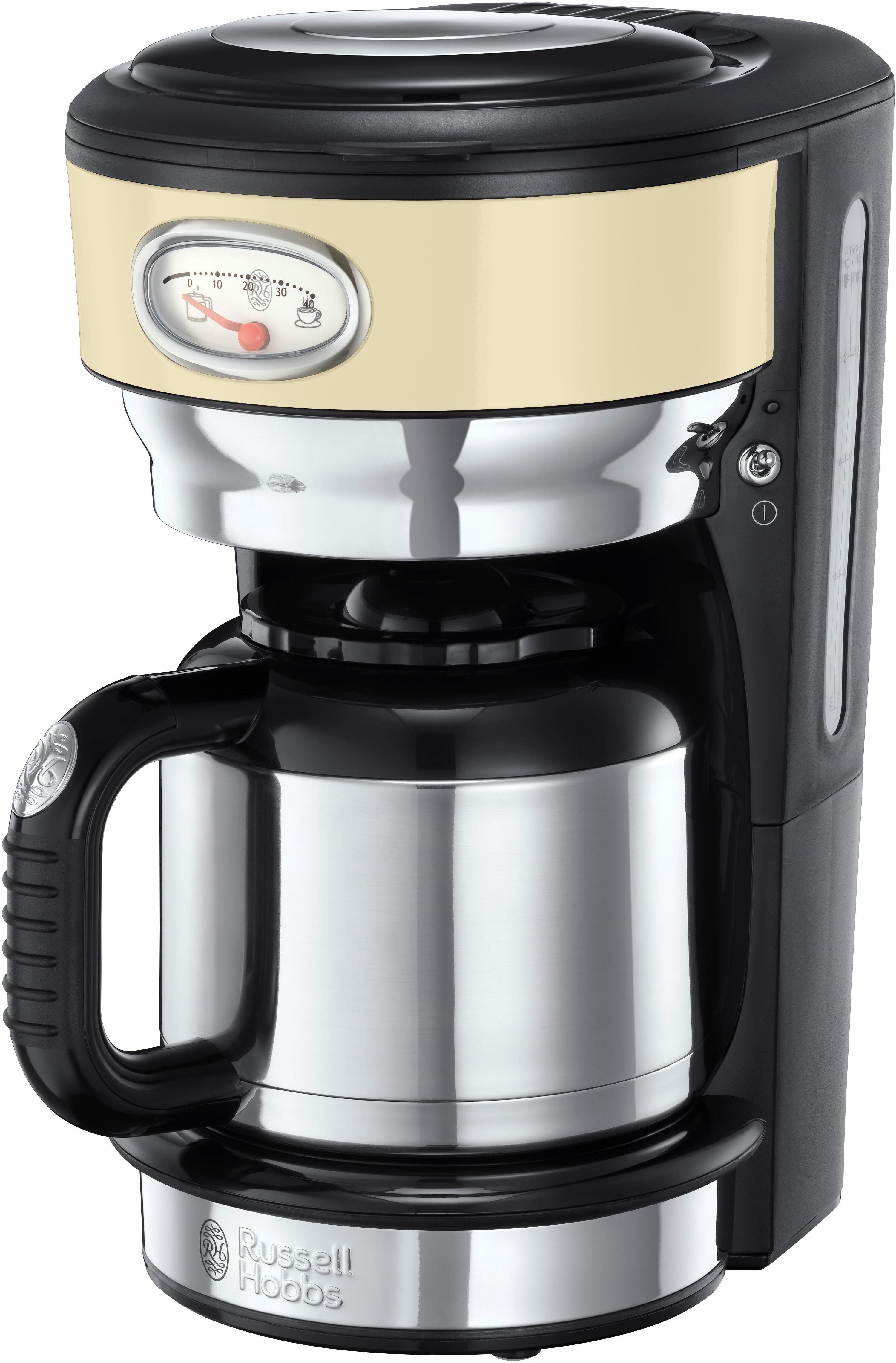 RUSSELL HOBBS Filterkaffeemaschine Retro 21712-56, 1l ...