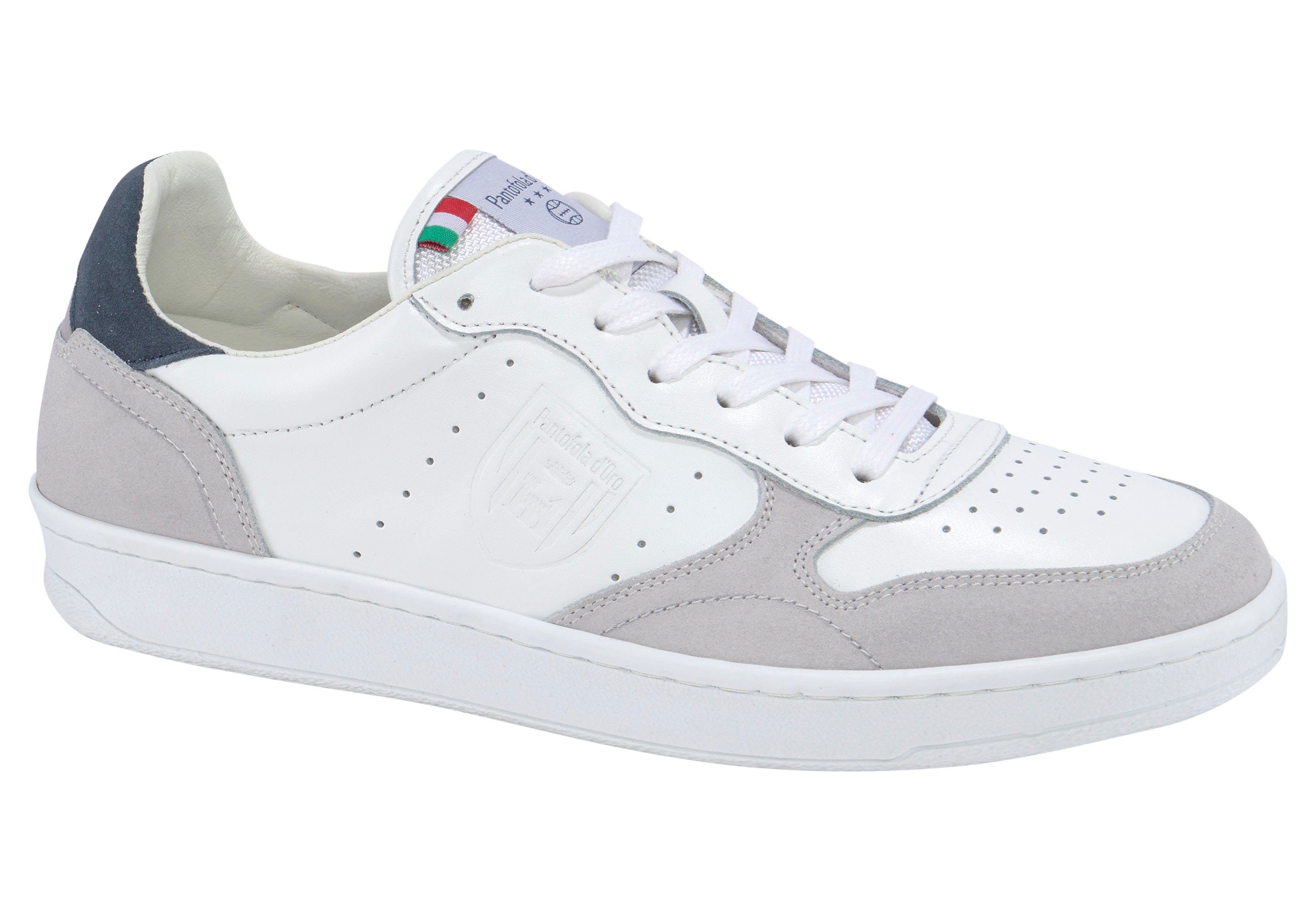 Look UOMO Casual white d´Oro Business Sneaker Pantofola LOW im LIONI