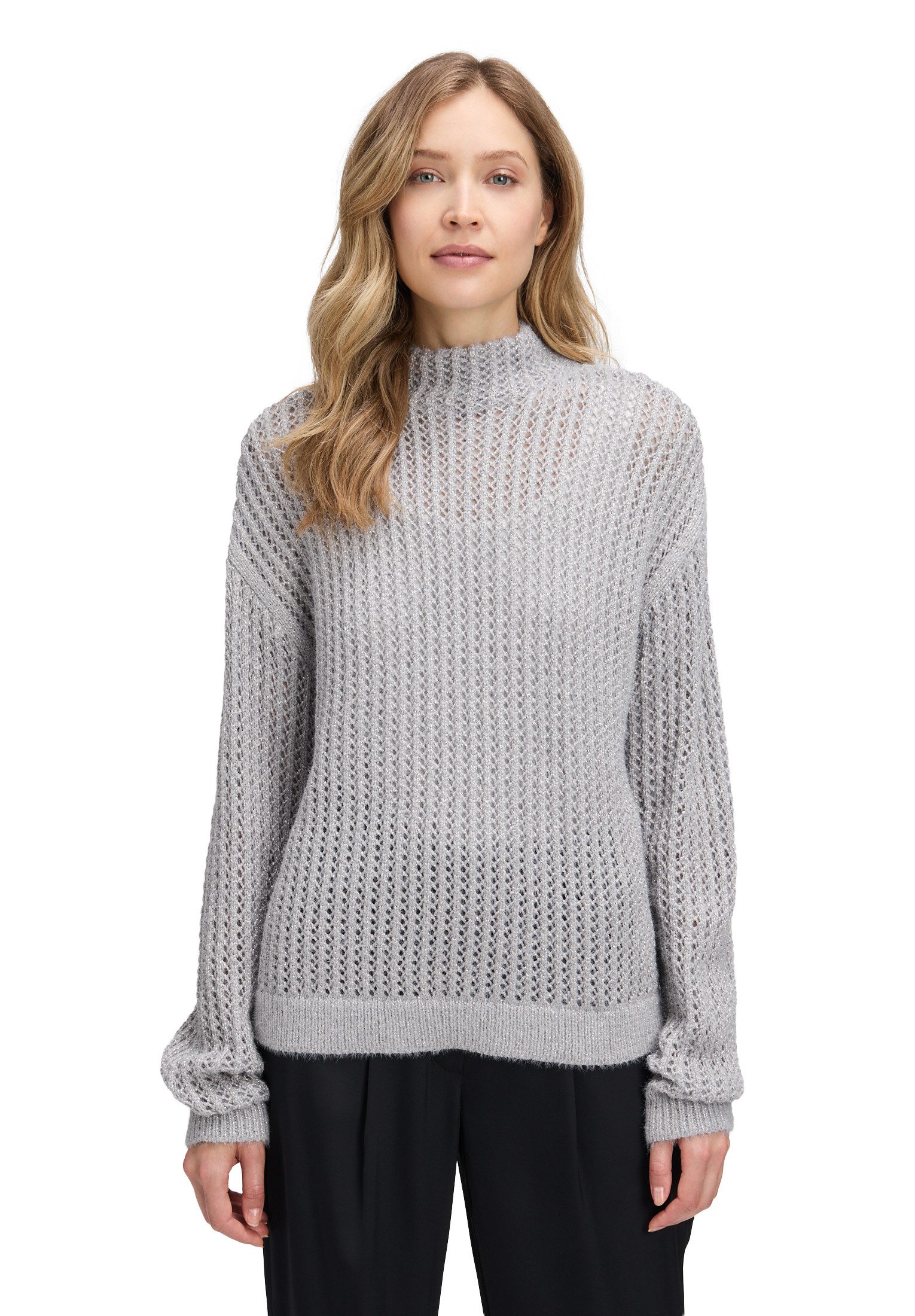 Betty Barclay Strickpullover Damen mit hohem Kragen (1-tlg)