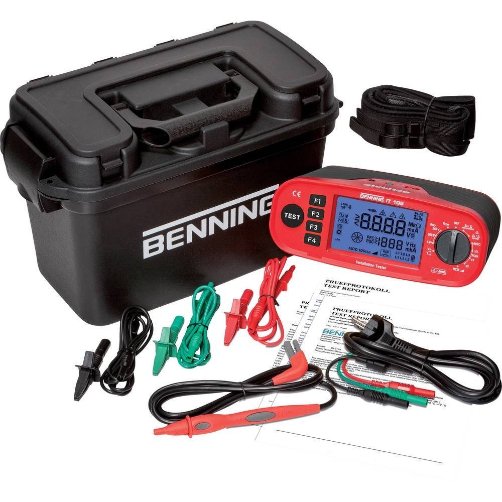 Benning Multimeter Installationstester 044105, RCD/FI Test