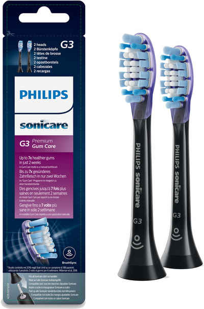 Philips Sonicare Aufsteckbürsten HX9052/33 Premium Gum Care, besonders weiche Borsten