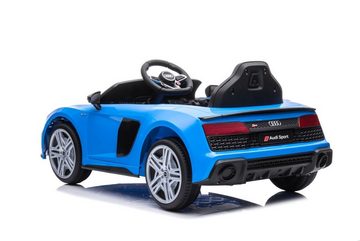 Elektro-Kinderauto Audi R8 12V zwei Motoren + FB + LED + EVA blau