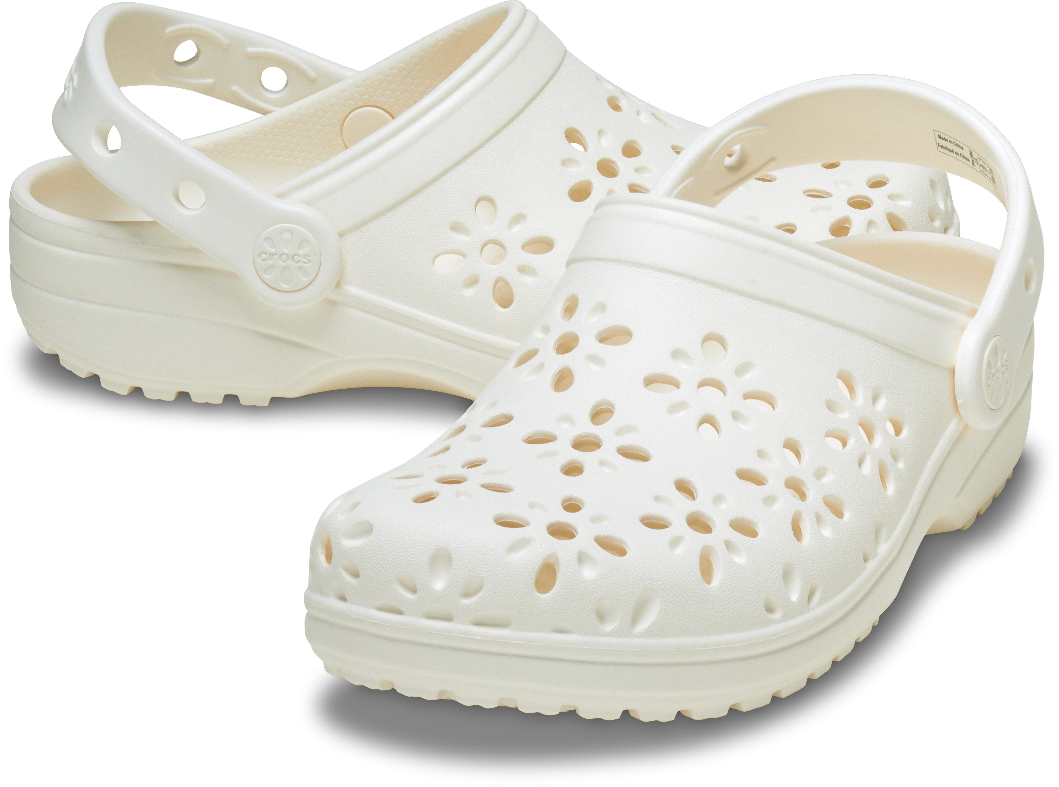 Crocs Classic Floral Cut Out Clog günstig online kaufen