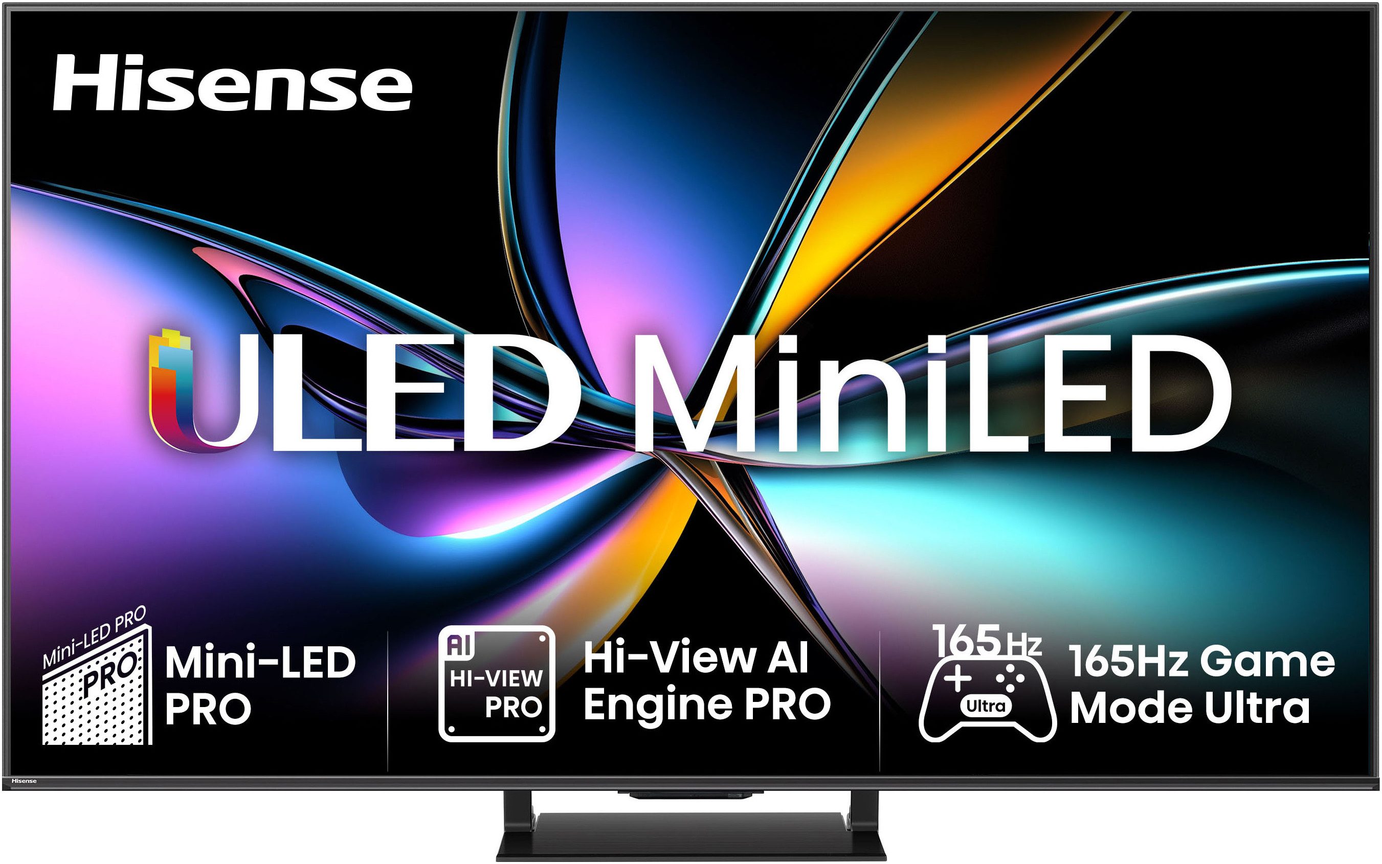 Hisense 65U7Q PRO QLED Mini LED-Fernseher (164 cm/65 Zoll, 4K Ultra HD, Smart-TV, 4K UHD MiniLED Smart TV)