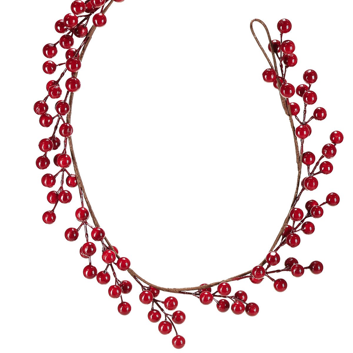 Winterliche Kunstpflanze Weihnachtsdekoration künstliche Beerengirlande für festliche, Florists Products, Höhe 2 cm