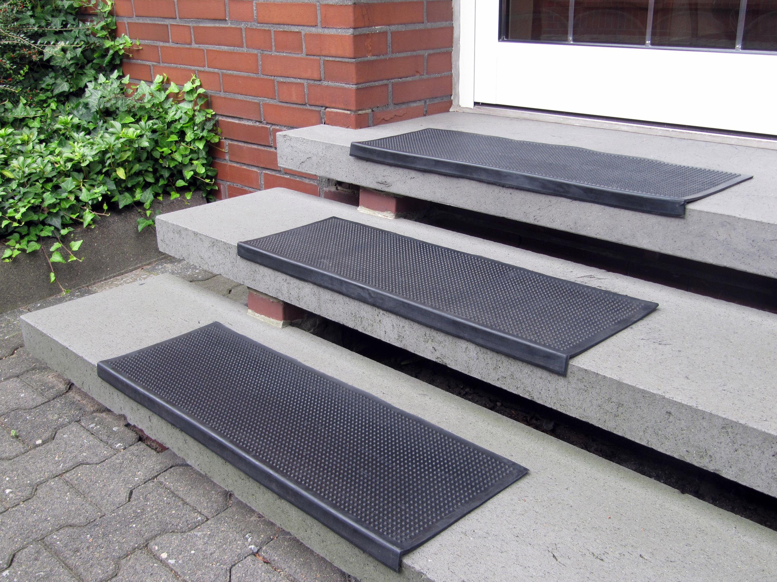 Stufenmatte »Gummi«, Andiamo, rechteckig, Höhe 7 mm, Gummi-Stufenmatten,  Treppen-Stufenmatten, In- und Outdoor geeignet, 5 Stück in einem Set online  kaufen | OTTO