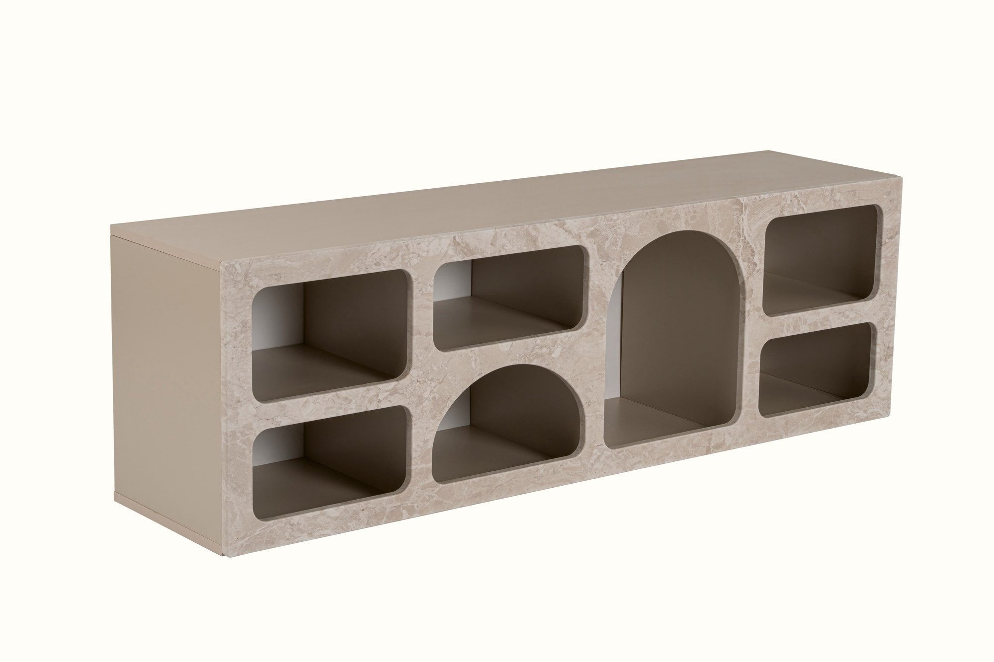 Skye Decor Konsole Konsolentisch, Ferlis, aus melaminbeschichteter Spanplatte für Flur, Wohnzimmer und Diele