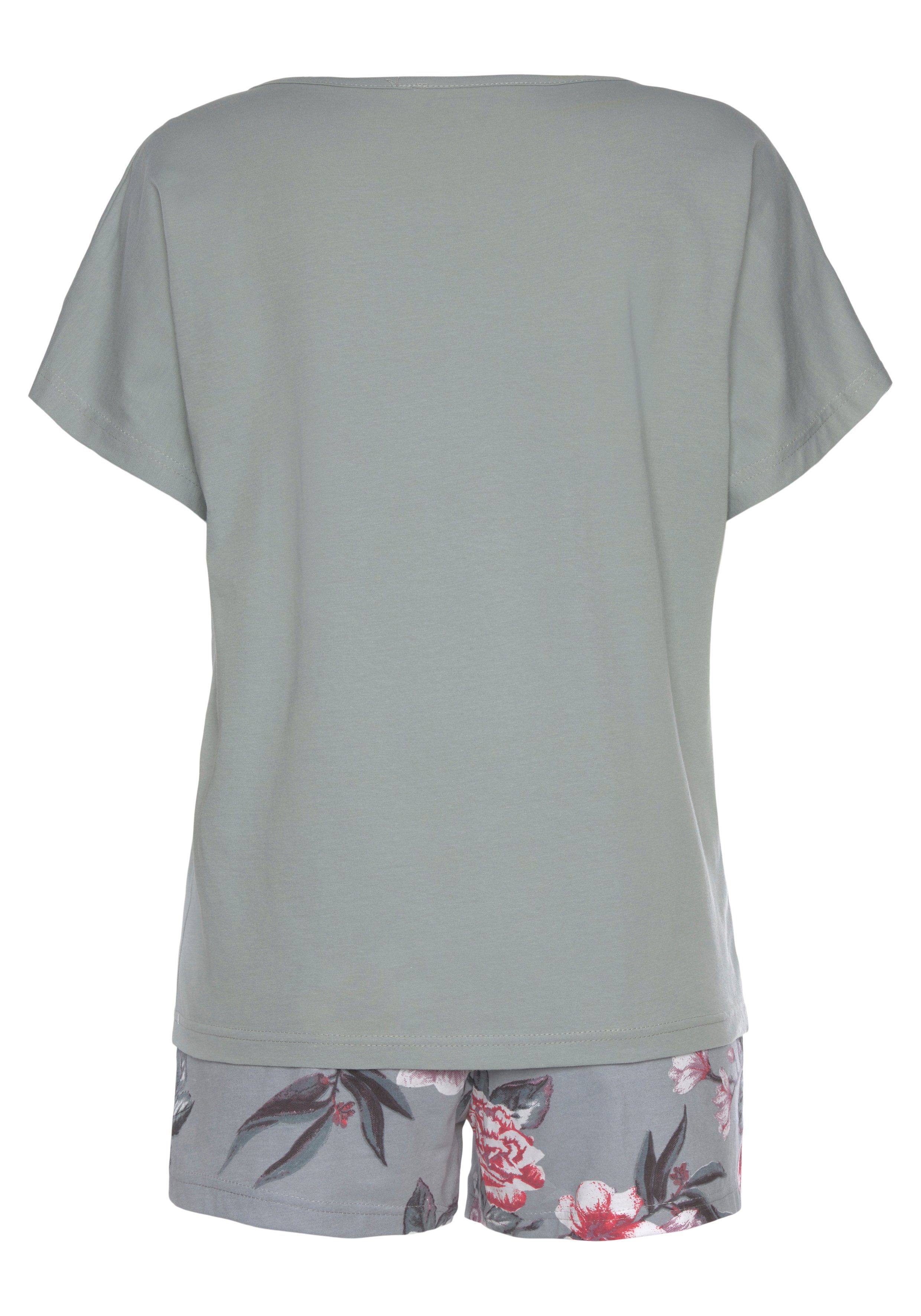 Vivance Dreams Shorty (Set, 2 tlg) mit Blumendruck