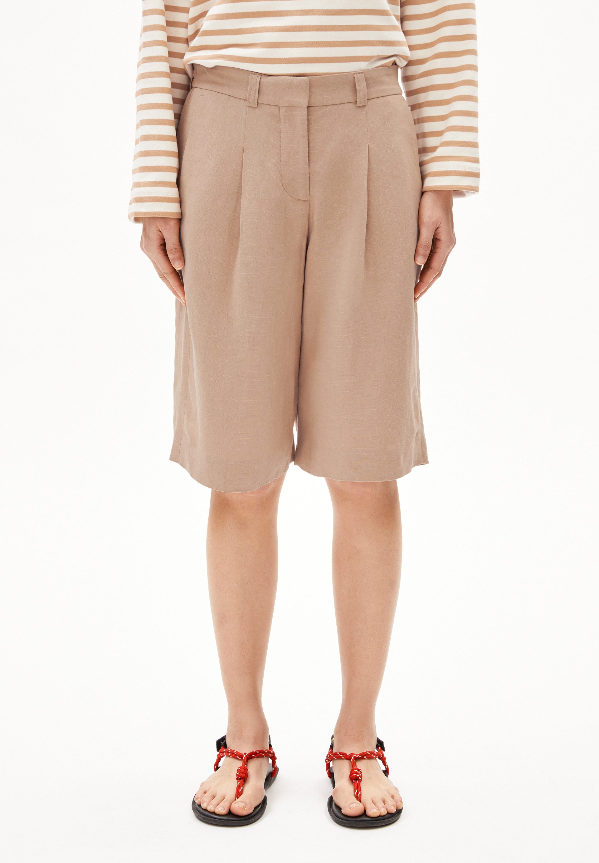 Armedangels Шорты NAMAAL LINO Шорты aus Leinen-Mix Regular Fit (Regular Fit) Шорты aus Leinen-Mix