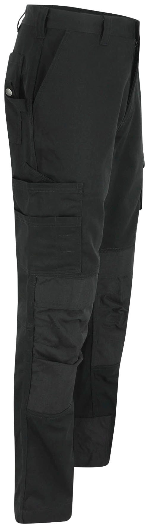 Herock 3-Naht, Arbeitshose HOSE schwarz TITAN SHORTLEG Taschen, angenehm wasserabweisend, Kurzgröβe, 12 sehr