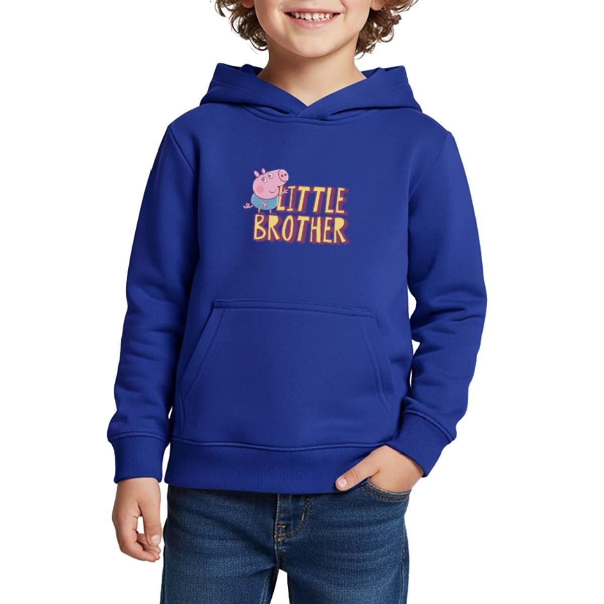 Hoodie Peppa Wutz´s Kleiner Bruder Schorsch Wutz Kinder Premium Hoodie