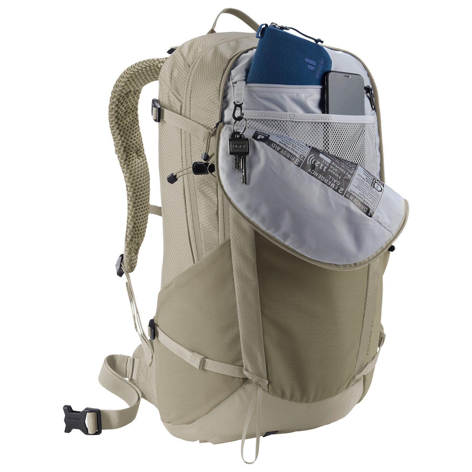 deuter Wanderrucksack Futura 23, mit Aircomfort-Rückensystem