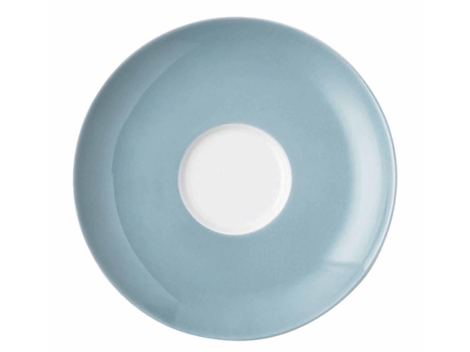 Thomas Porzellan Untertasse Sunny Day Soft Blue Kaffee-Untertasse 14,5cm, Untertasse