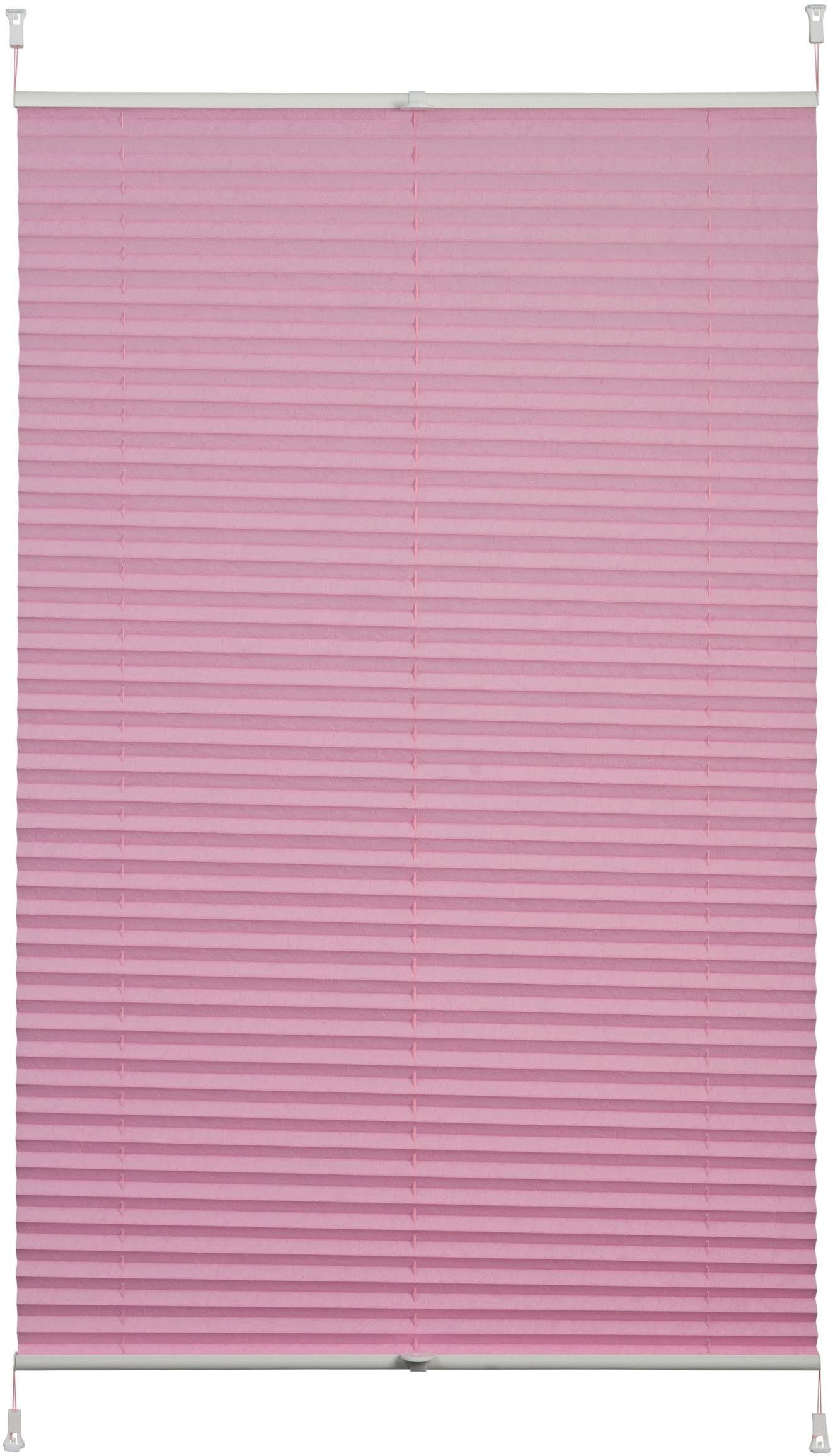 K-HOME Plissee Klemmfix Pisa, Lichtschutz, ohne Bohren, verspannt, Klemmfix günstig online kaufen