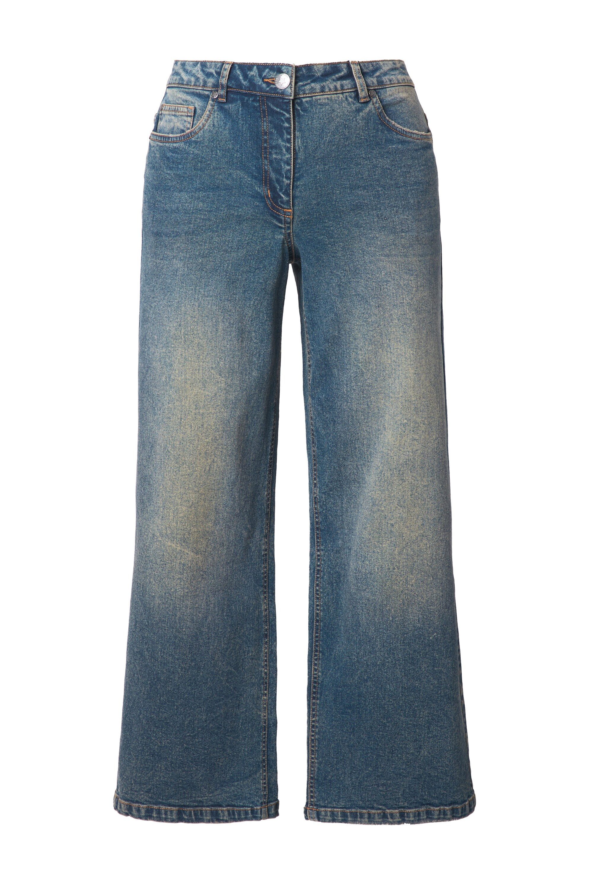 Angel of Style 5-Pocket-Jeans Jeans Nora weites Bein modische Waschung günstig online kaufen