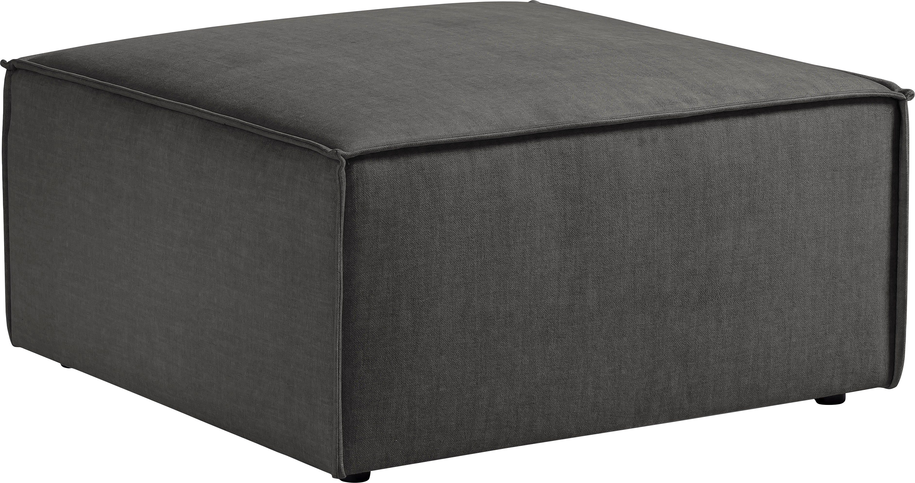 Home affaire Hocker SHERWOOD, Hocker quadratisch, günstig online kaufen