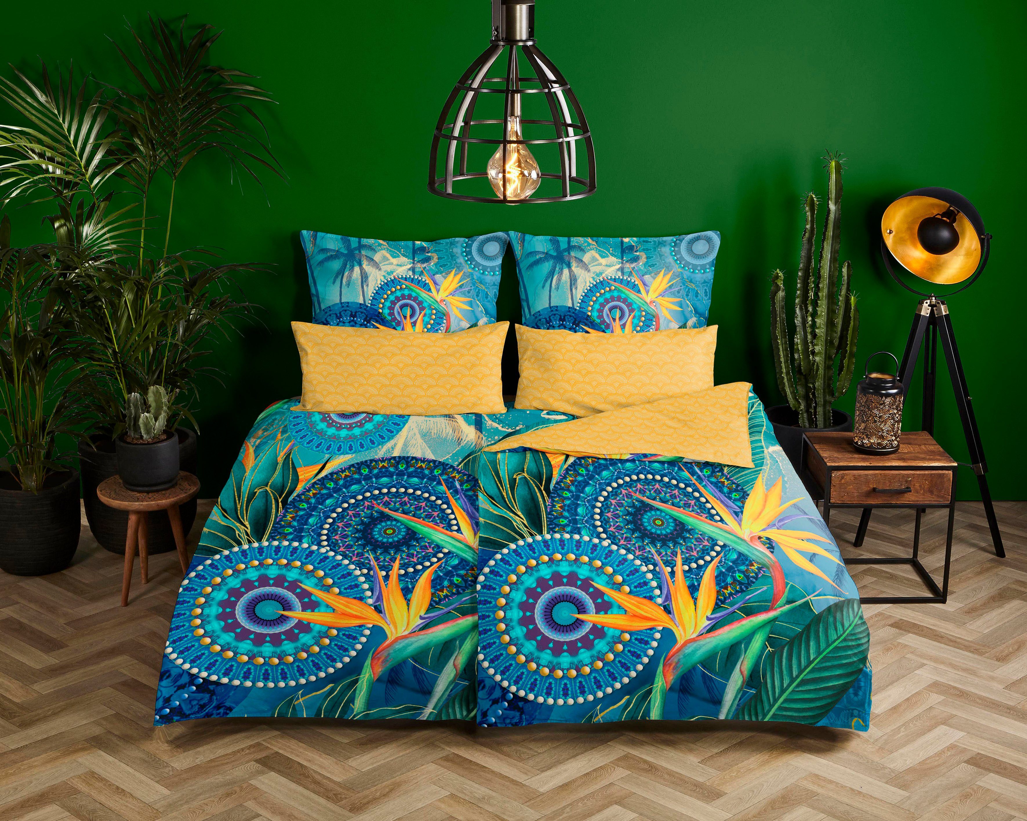 hip Wendebettwäsche »Vitori«, Mako-Satin, 135x200, Reißverschluss, Wendeopt günstig online kaufen