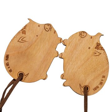 Mr. & Mrs. Panda Schlüsselanhänger Schwein Zweisamkeit - Geschenk, Jahrestag geschenk, Freund, Schlüssel (1-tlg), Geschenkverpackung inklusive