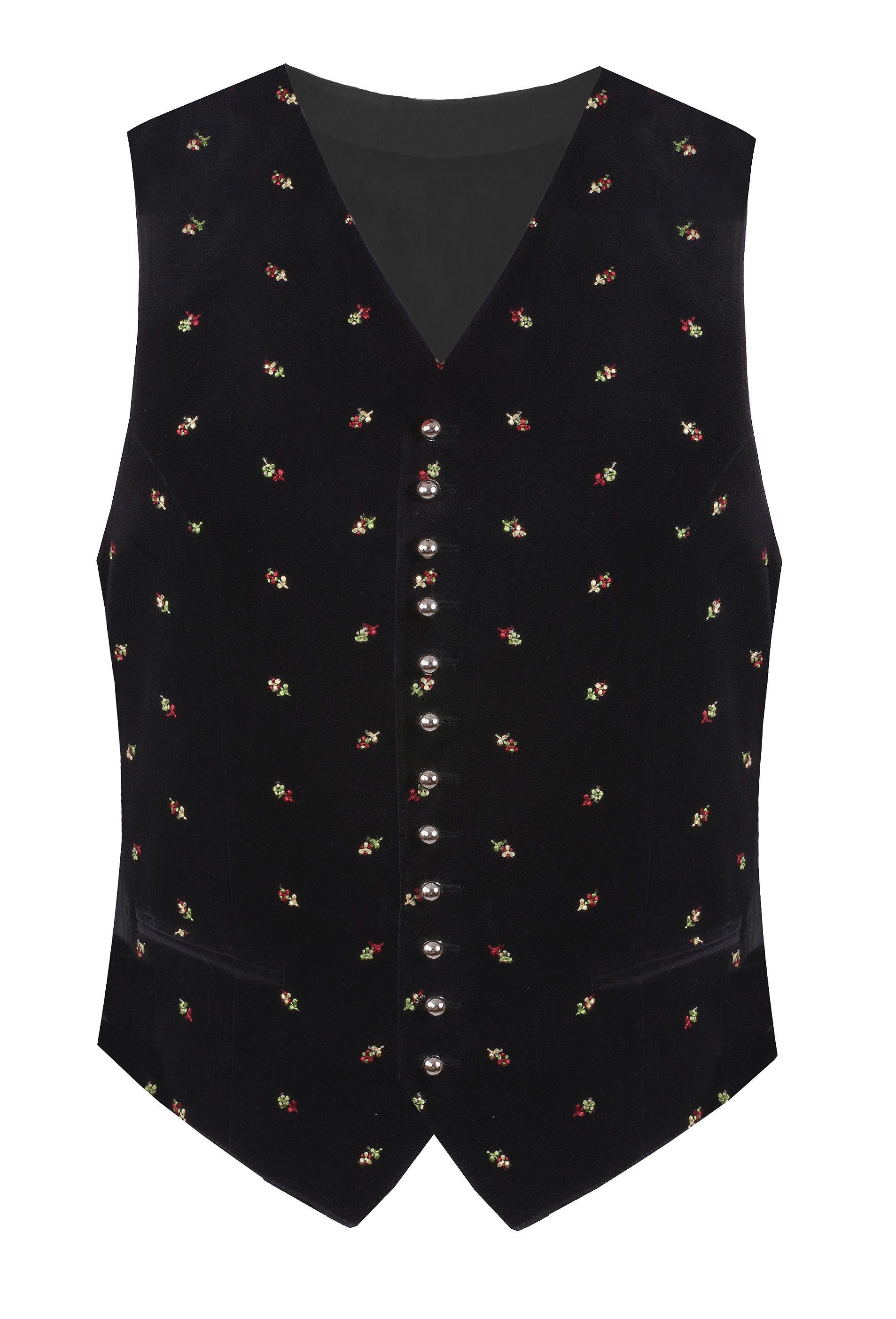 Moschen-Bayern Trachtenweste Trachtenweste Herren Samtweste Gilet Oktoberfest Herrenweste Schwarz Weste, Trachtenweste, Samtweste, Weste mit V-Ausschnitt, Weste bestickt