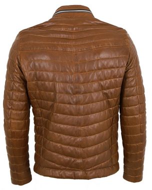 Milestone Lederjacke Steppjacke