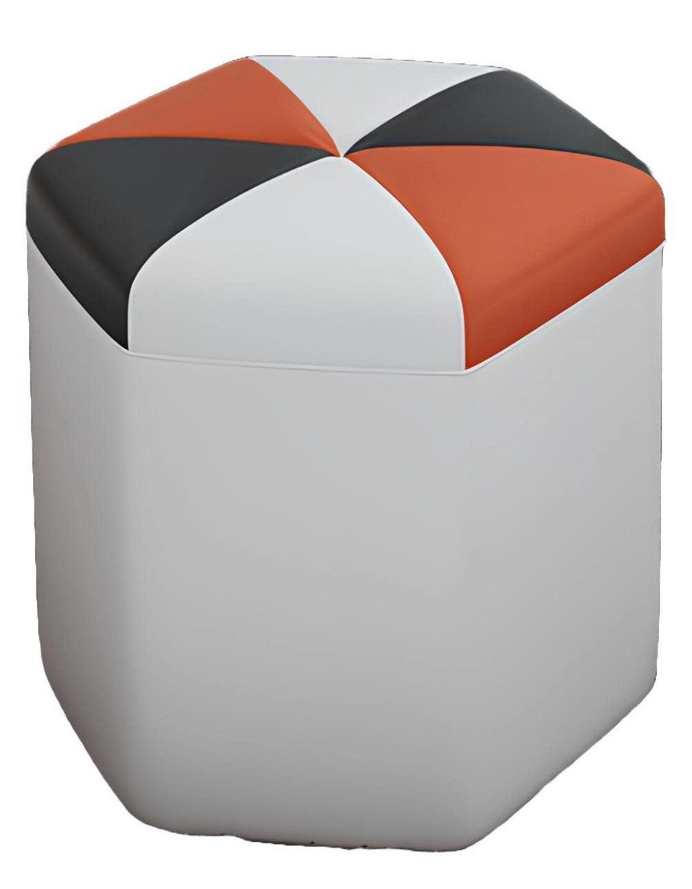 Xlmoebel Hocker Gepolsterter Design Hocker in modernem Stil, vielseitig einsetzbar (1 St., Pufa FT004), Hergestellt in Europa