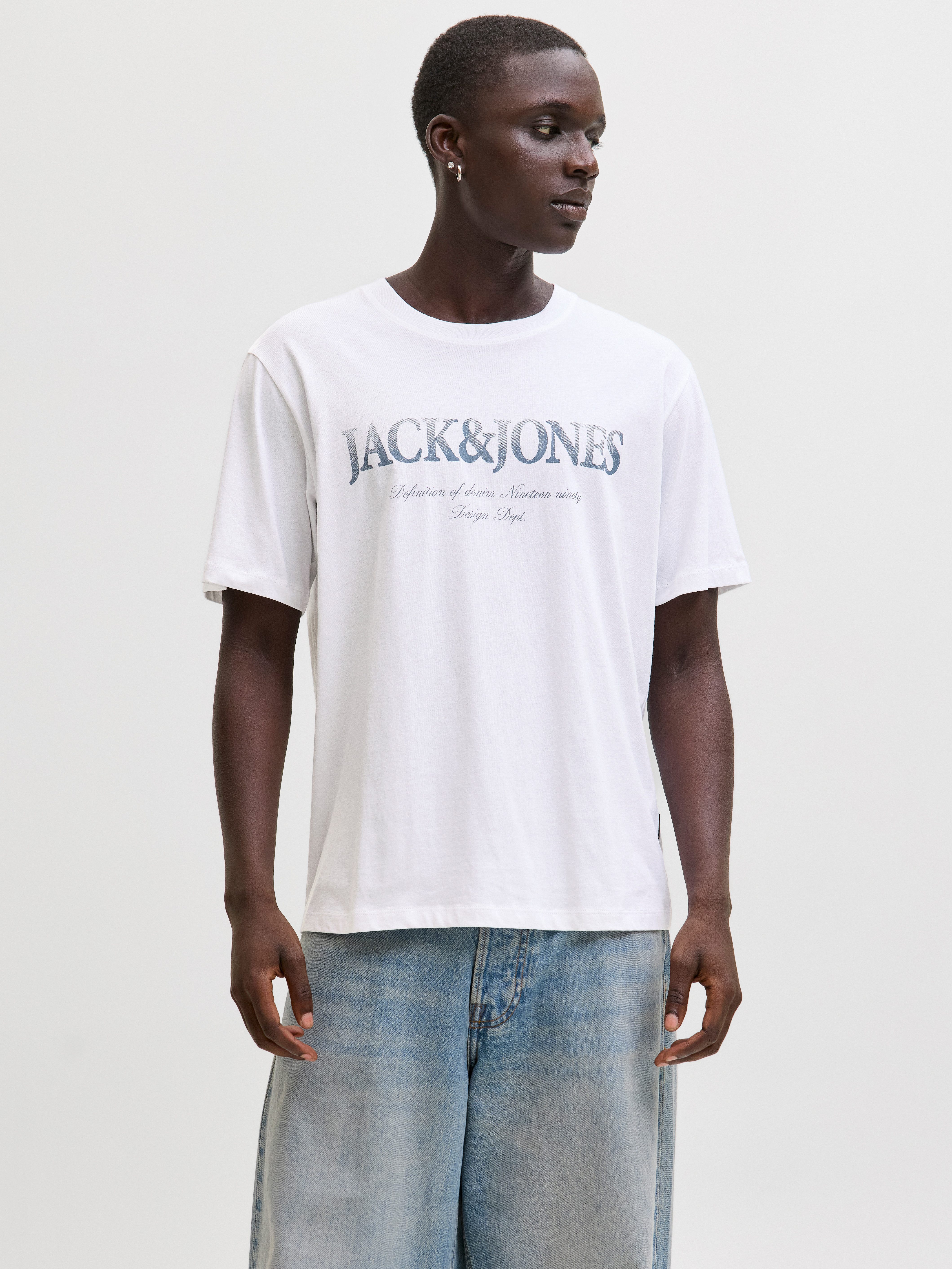 Jack & Jones Rundhalsshirt JJDEVIN DAYTONA PRINT TEE SS CREW NECK