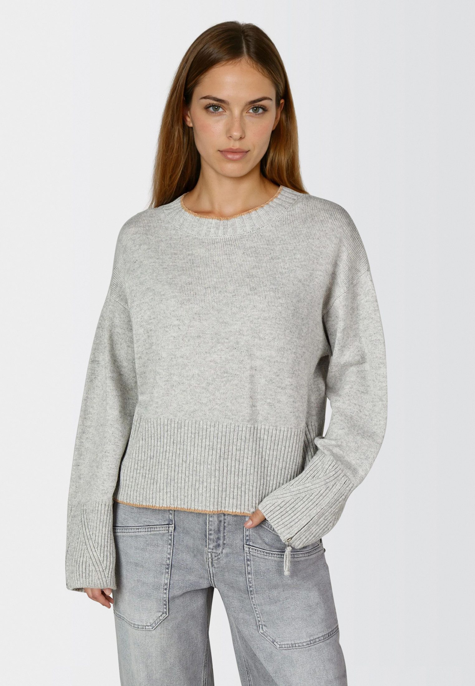 MARC AUREL Stehkragenpullover