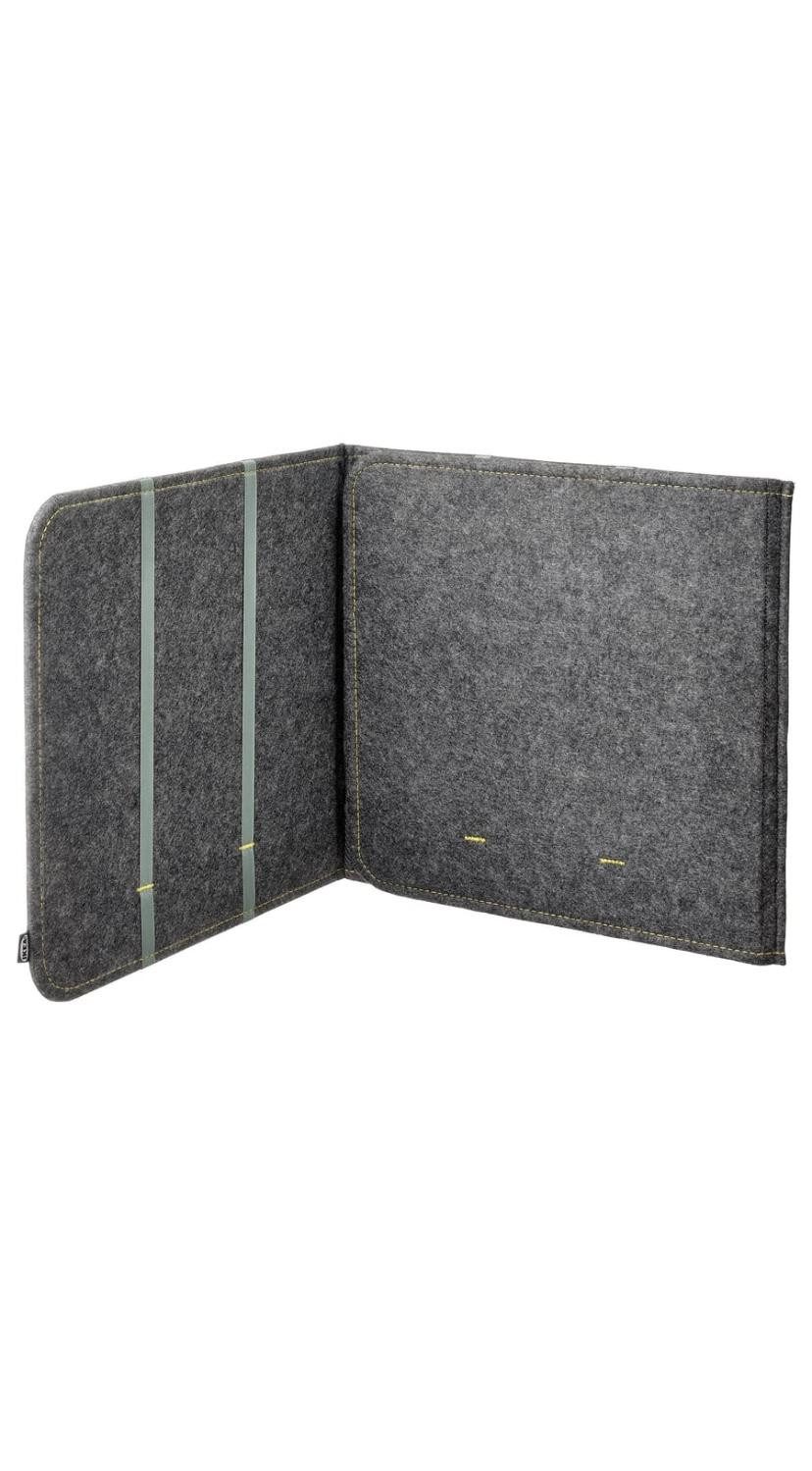 IKEA Schreibtischplatte IKEA ÖVNING Schreibtischtrennwand mit Fächern, Grau günstig online kaufen