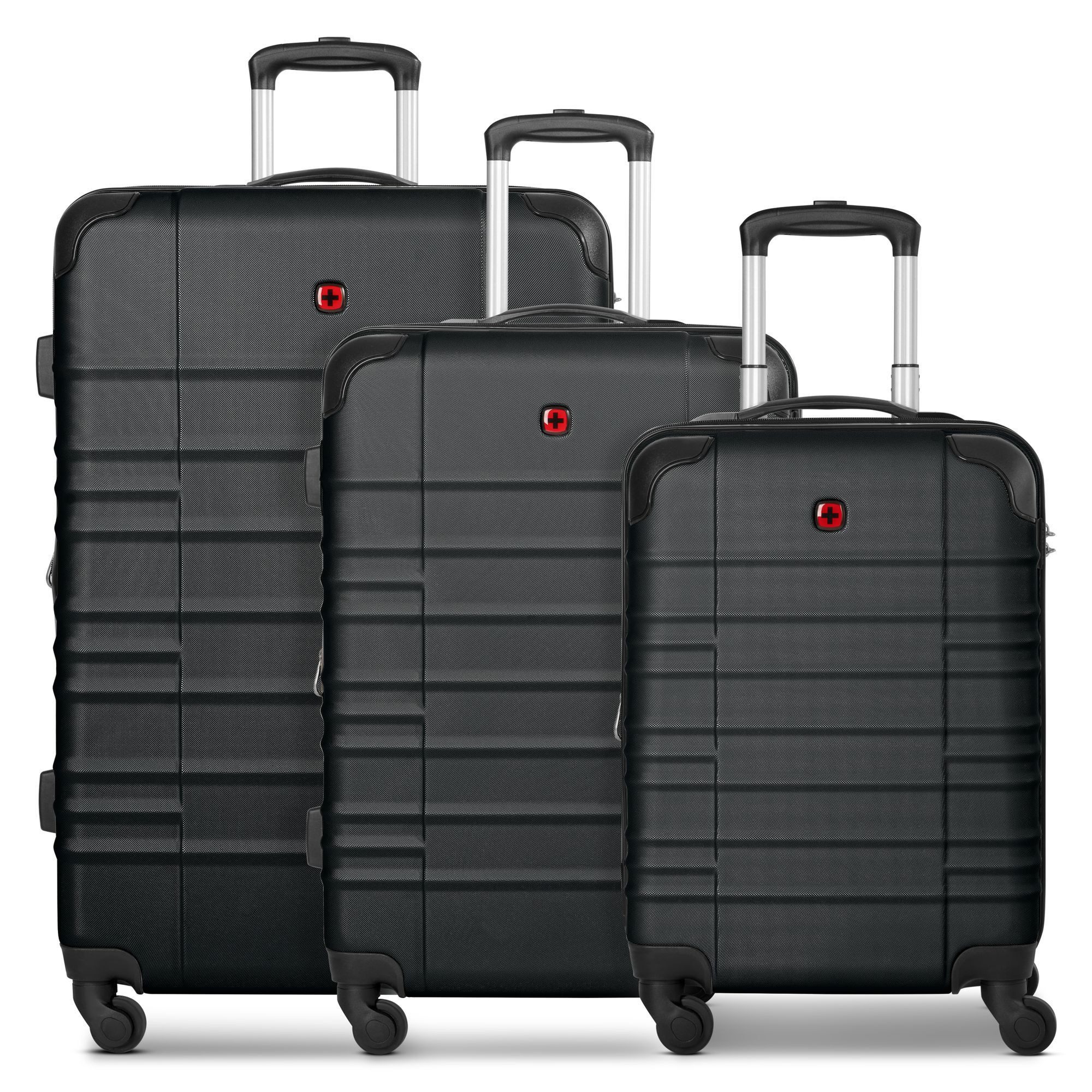Wenger Trolleyset Amplar Evo, 4 Rollen, (3-teilig, 3 tlg), ABS günstig online kaufen