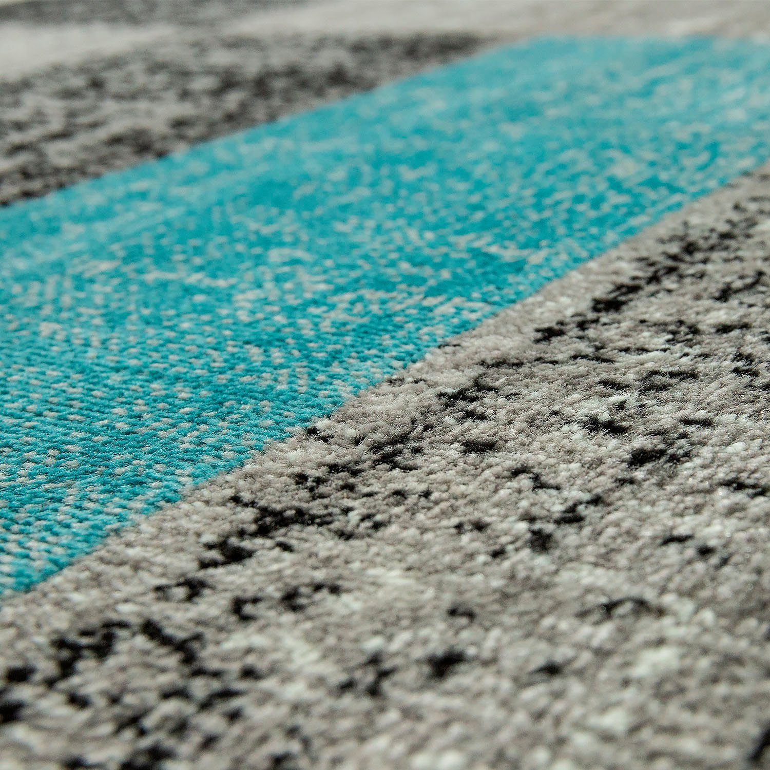 Paco Home Teppich Sinai 075, rechteckig, Höhe: 13 mm, Kurzflor, modernes Patchwork Design