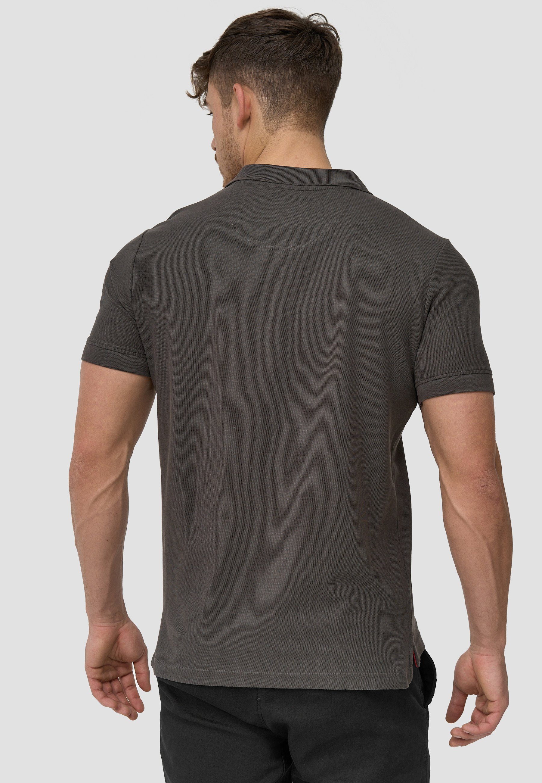Indicode Poloshirt Herren Wadim Polo Shirt Herrenshirt mit feiner Logo-Stickerei auf der Brust