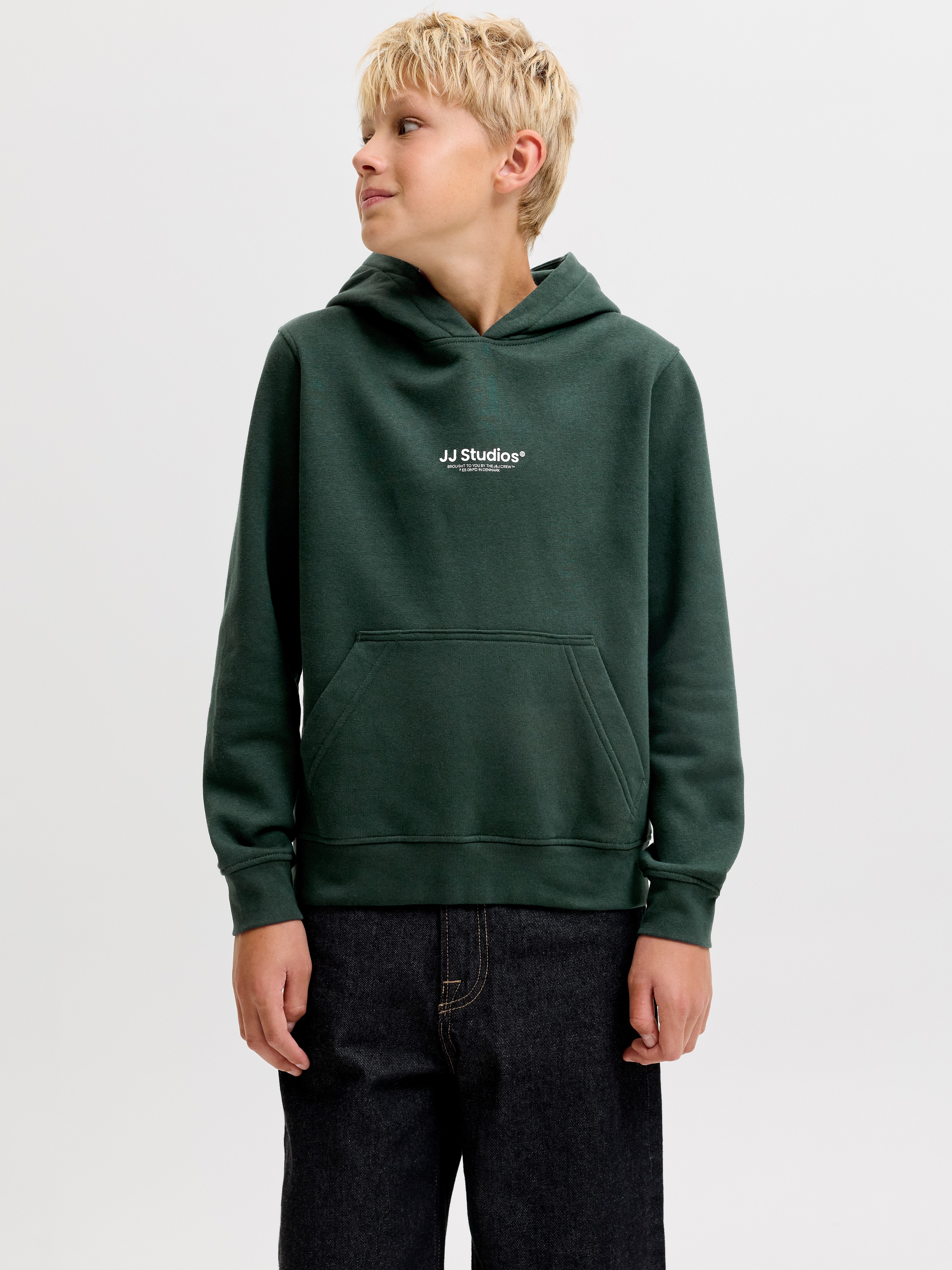 Jack & Jones Junior Kapuzensweatshirt JJESOHO SWEAT HOOD NOOS JNR Baumwollmischung, relaxed fit