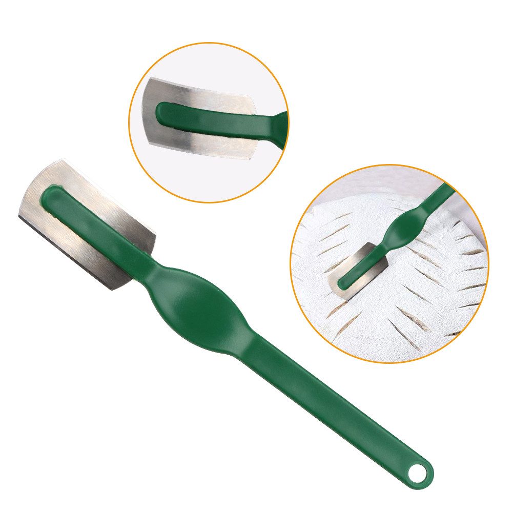 OSTWOLKE Gärkorb Gärkörbchen Rund Proofing Baskets 16+22cm mit Bäckermesser Nudelholz, (1-tlg)