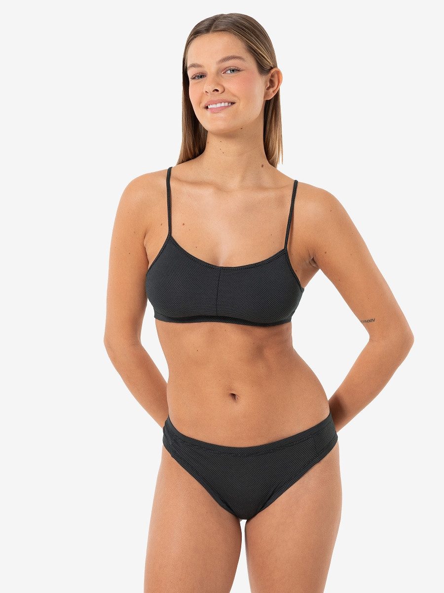 SUPER.NATURAL Sport-BH für Damen, Merino AIR BRA atmungsaktiv, verstellbare Träger