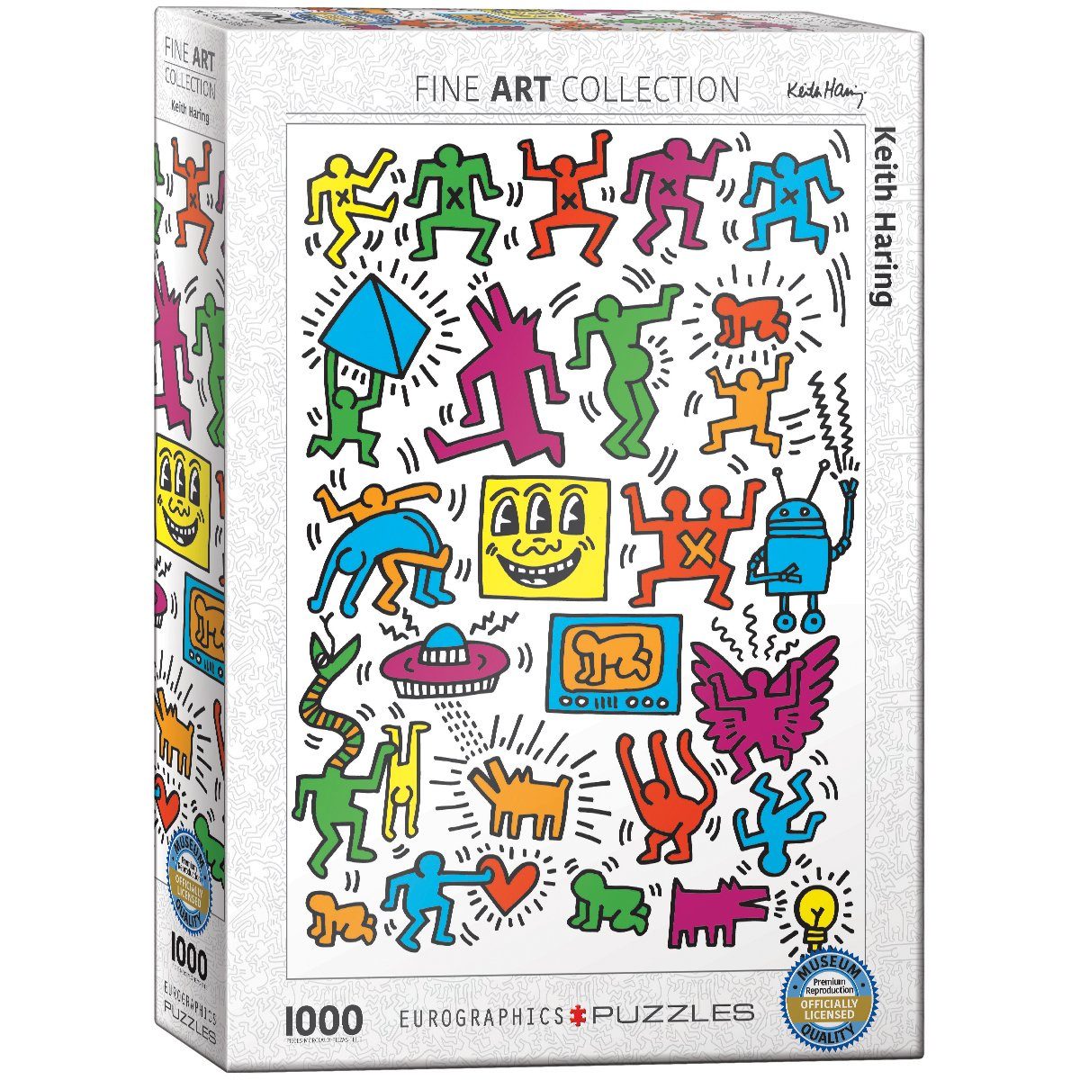 Keith 1000 Puzzle, Puzzleteile EuroGraphics EUROGRAPHICS Puzzle Haring Collage 6000-5513