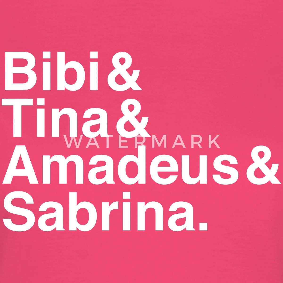 Spreadshirt T-Shirt Bibi Und Tina Amadeus günstig online kaufen