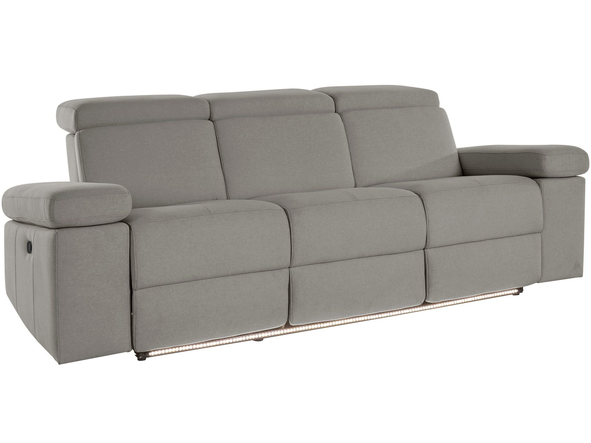 loft24 3-Sitzer Richard, Relaxsofa modern, Polstercouch, Sofa mit Relaxfunktion, 211 cm breit