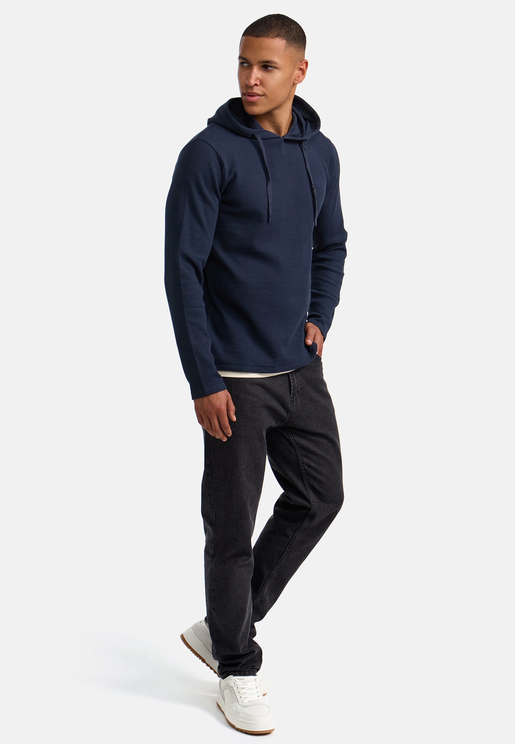 Indicode Hoodie Herren INMarto Sweatshirt Kapuze Herrenhoodie (Kapuzenpullover)