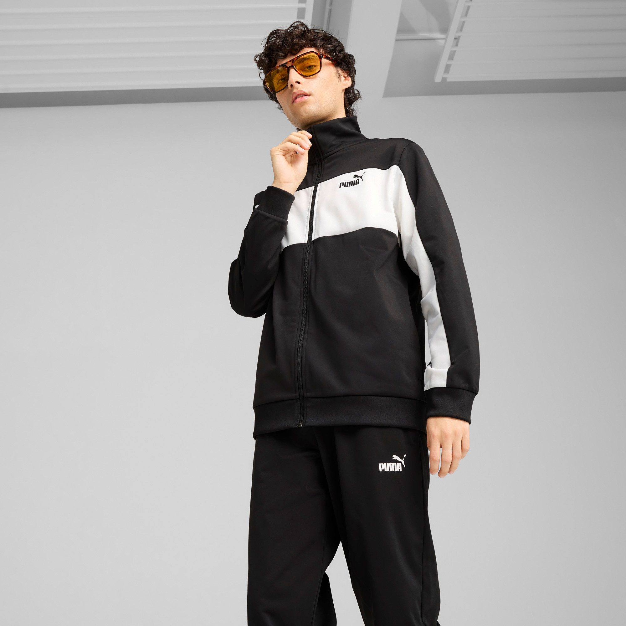 PUMA Trainingsanzug POLY COLORBLOCK SUIT (2-tlg) günstig online kaufen