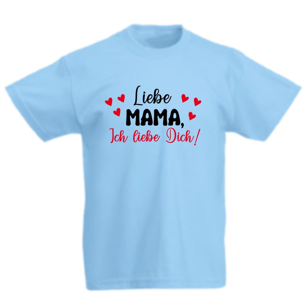 G-graphics T-Shirt Liebe Mama, Ich liebe Dich! Kinder T-Shirt, mit Spruch / Sprüche / Print / Aufdruck