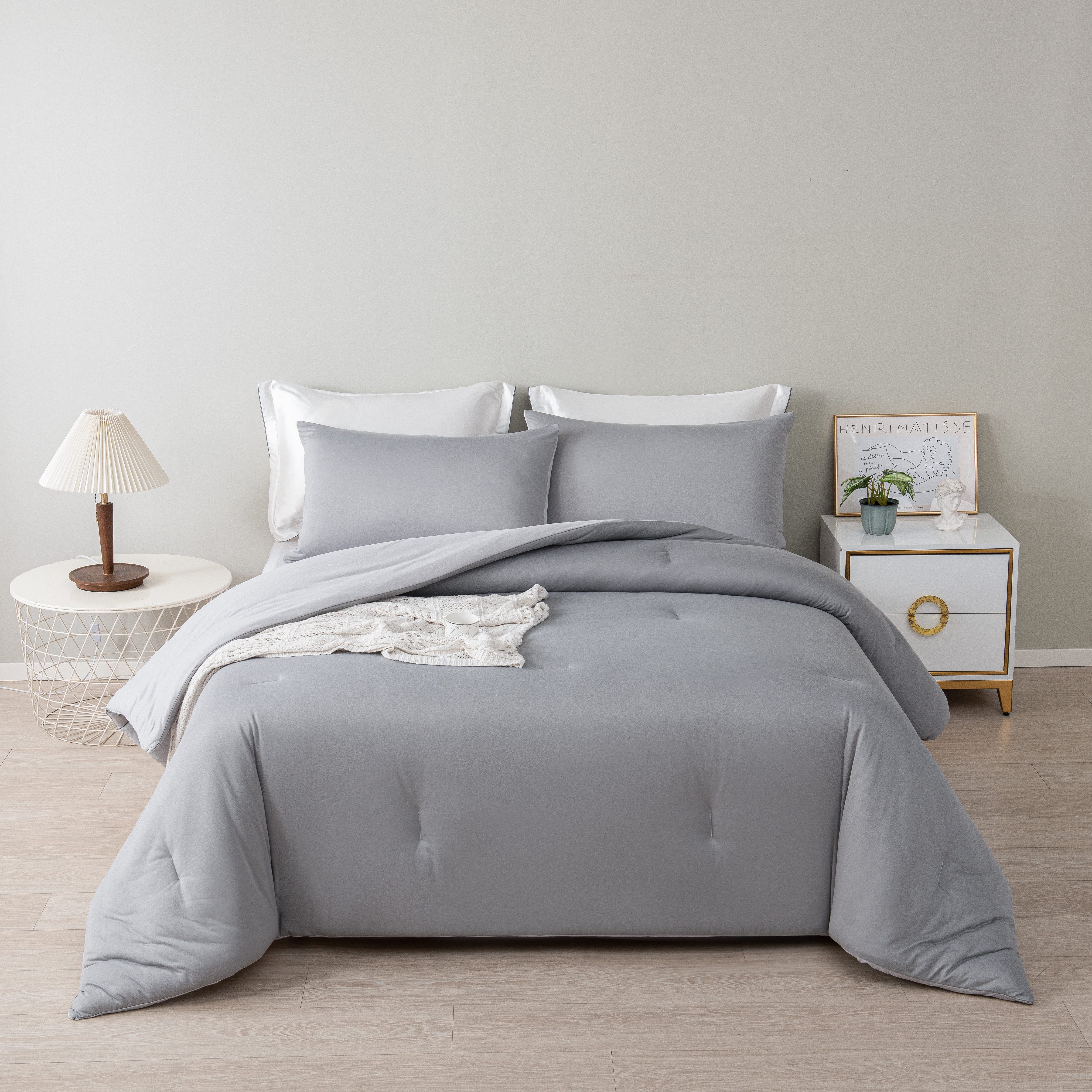 wohnTRAUM24 Microfaserbettdecke Bettdecke 135x200 200x200 cm, Ganzjahresdec günstig online kaufen