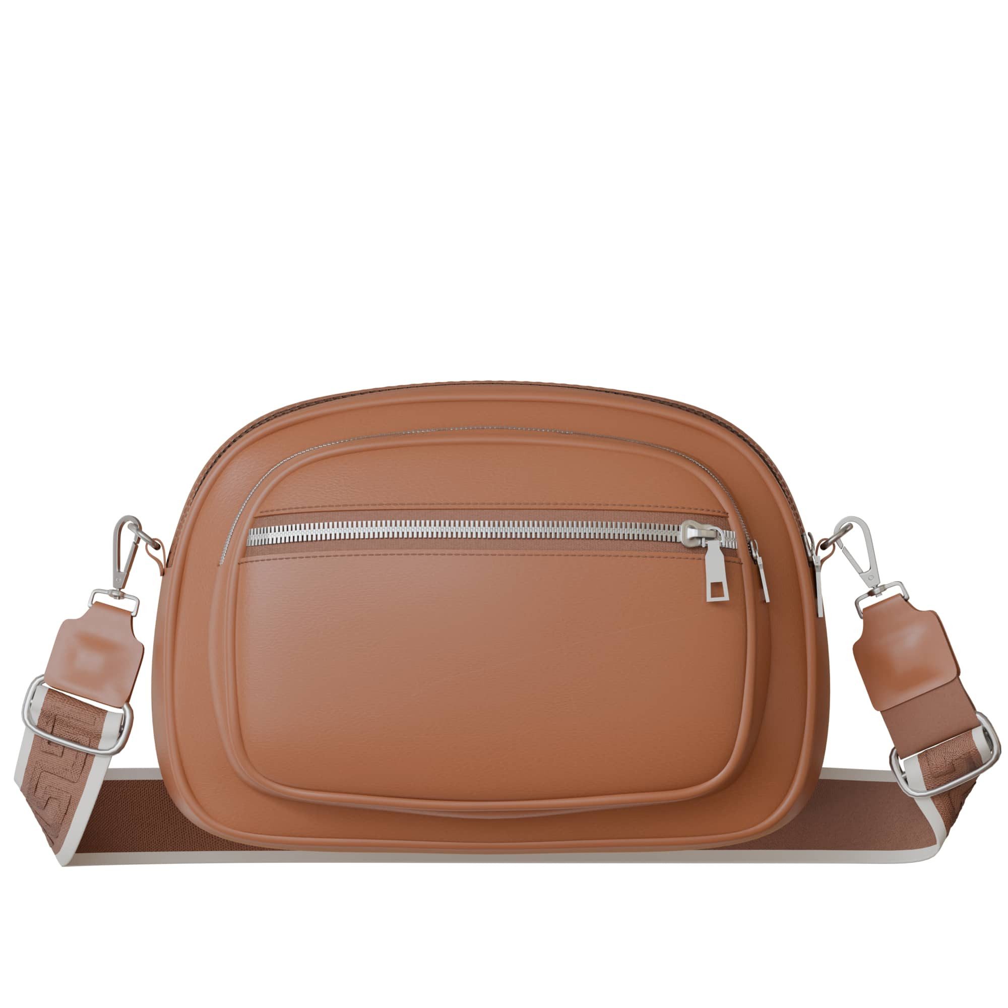 Henkeltasche Damen Umhängetasche Vegan Kompakt Crossbody Praktisch 30631