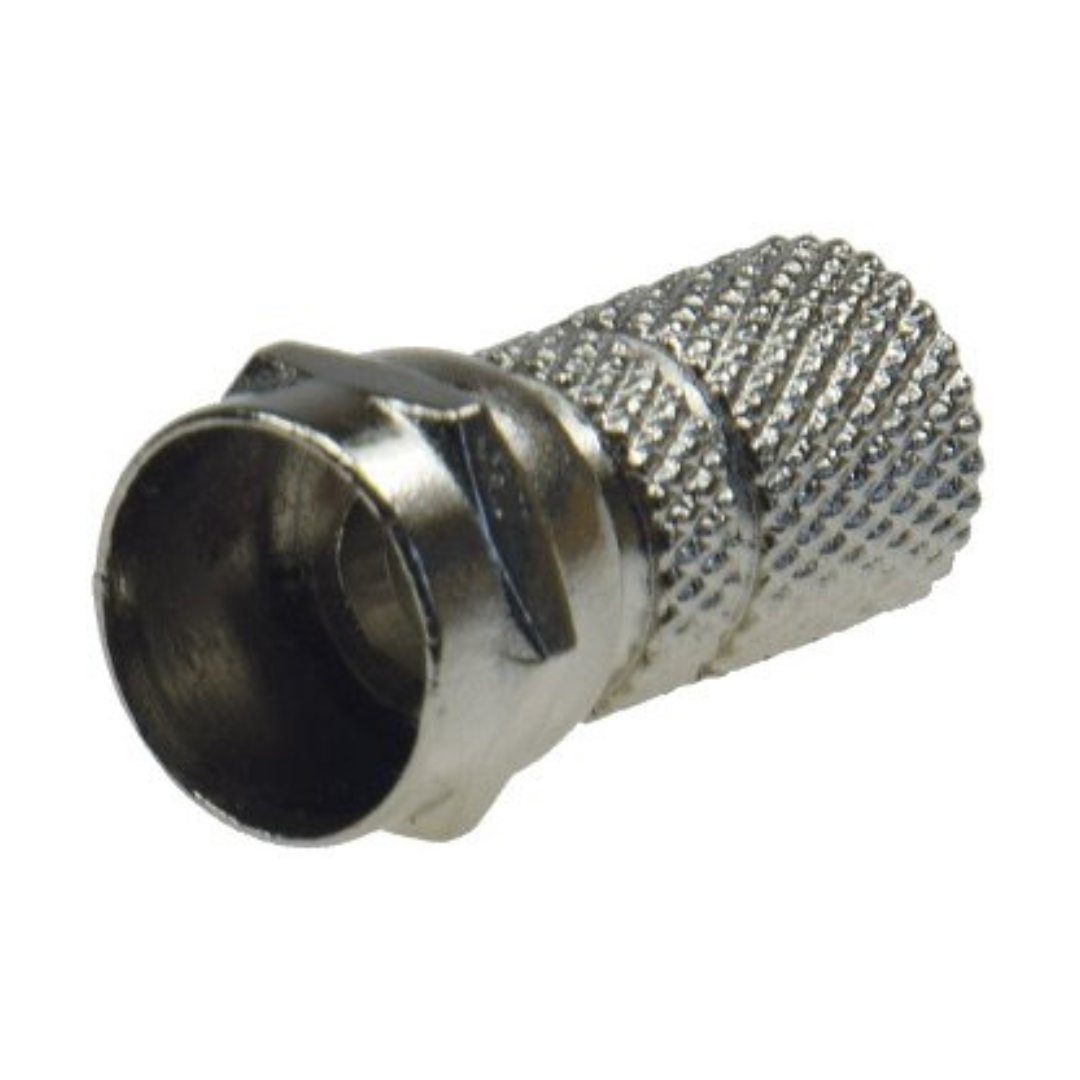 ChiliTec F-Stecker Ring Front) für 0,2 1 mm, (7,3 Kabelverbinder-Sortiment Kabel m Wentronic Zink