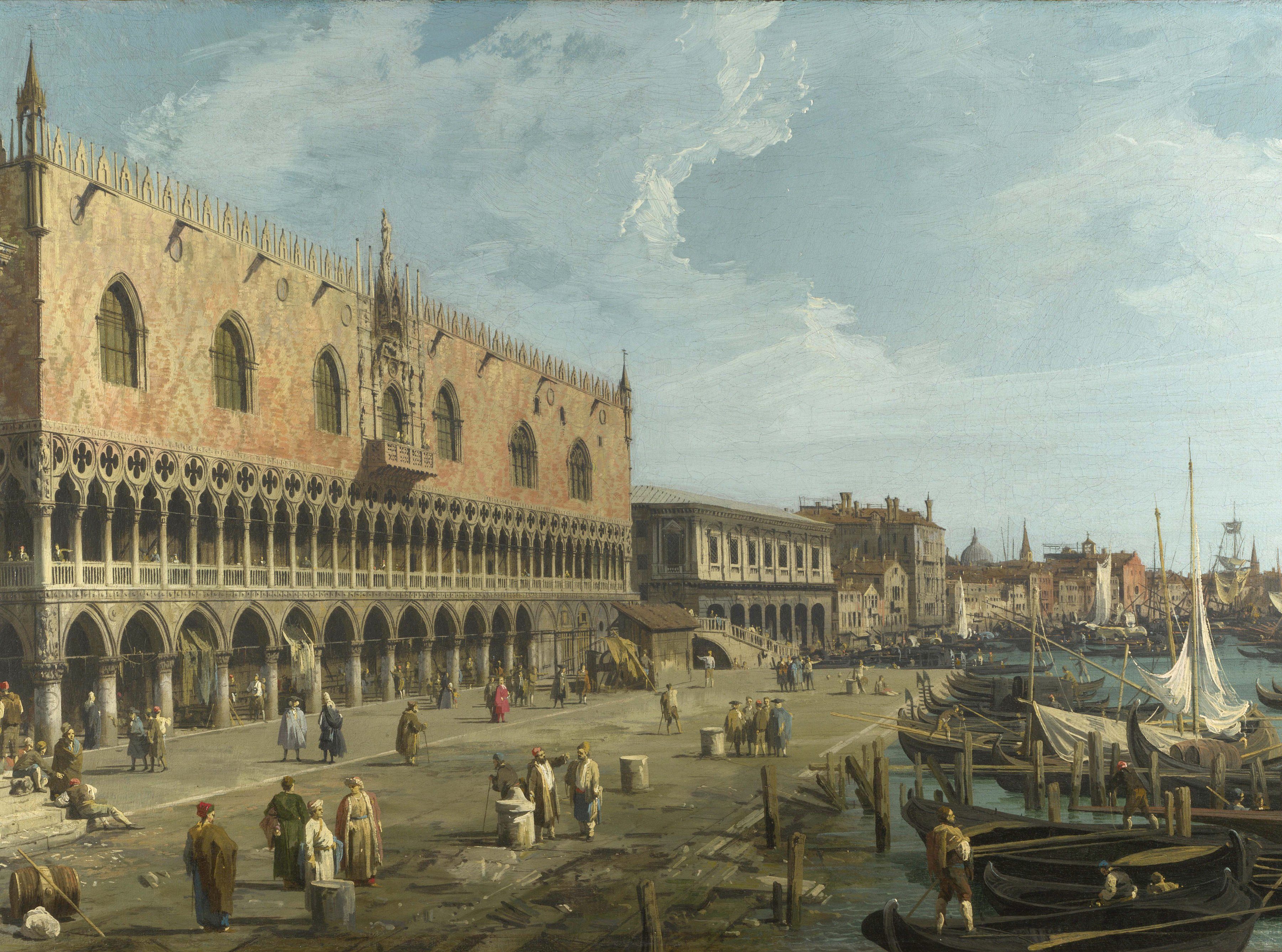 Fototapete ABSTRAKT DESIGN-ALTSTADT MALEREI XXL