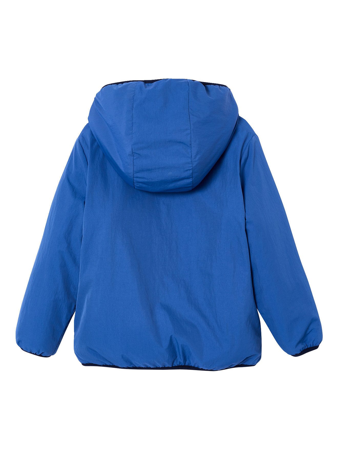 vertbaudet Parka Wendejacke Jungen, eine Seite Teddyfleece