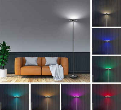 BLiTZWOLF Stehlampe, Farbwechsler, RGB LED Stehleuchte Ecklampe WIFI+ bluetooth 168cm 2700K~6500K
