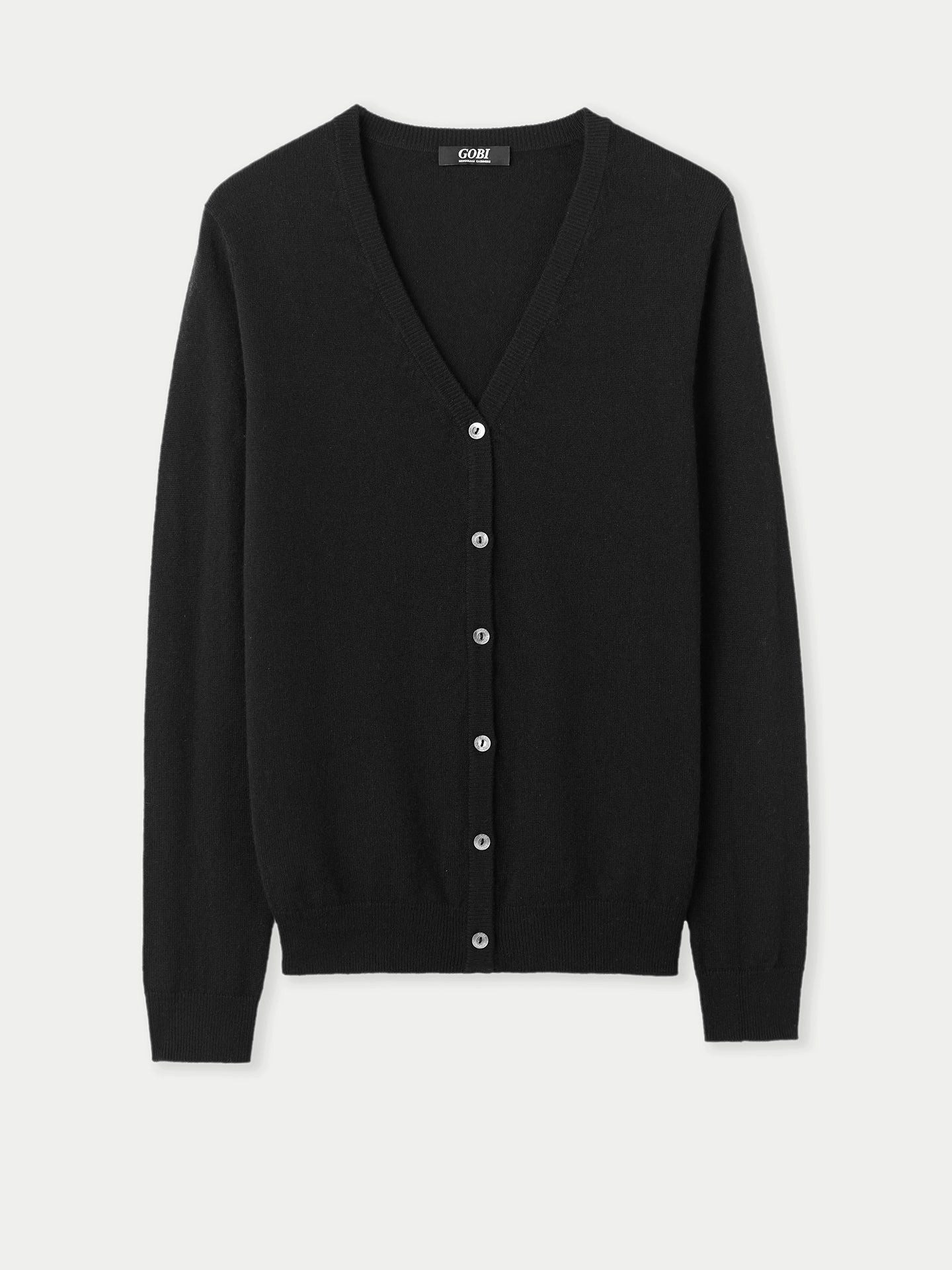 GOBI Cashmere Cardigan V-Ausschnitt Kaschmirstrickjacke