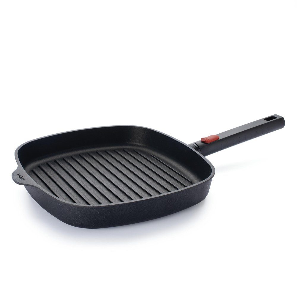 WOLL MADE IN GERMANY Bratpfanne Diamond XR Logic Steakpfanne 28 x 28 cm, Aluminiumguss (1-tlg), Induktionsgeeignet
